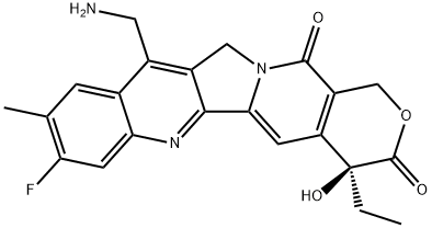 7-氨甲基-10-甲基-11-氟喜树碱 结构式