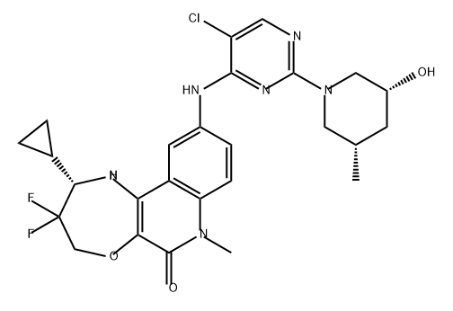 化合物 CCT373566 结构式