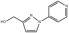 (1-(吡啶-4-基)-1H-吡唑-3-基)甲醇 结构式