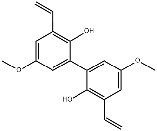 [1,1'-Biphenyl]-2,2'-diol, 3,3'-diethenyl-5,5'-dimethoxy- 结构式