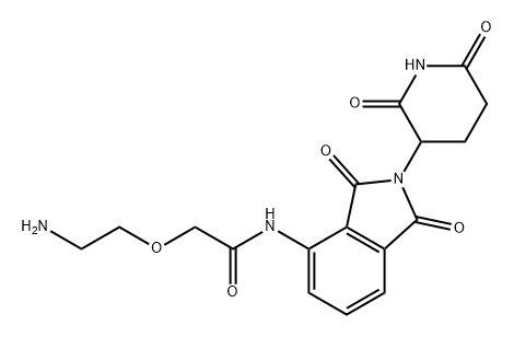 沙利度胺-4-氨酰甲基乙氧基-氨基 结构式