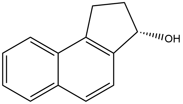 (S)-2,3-Dihydro-1H-benz[e]inden-3-ol 结构式