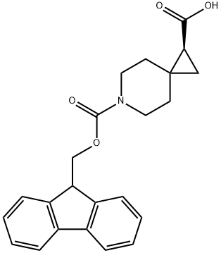 6-Azaspiro[2.5]octane-1,6-dicarboxylic acid, 6-(9H-fluoren-9-ylmethyl) ester, (1S)- 结构式