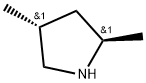 (2R,4R)-2,4-Dimethylpyrrolidine 结构式