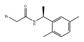 Acetamide, 2-bromo-N-[(1S)-1-(2,5-dimethylphenyl)ethyl]- 结构式