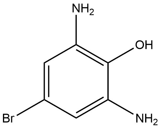 2,6-Diamino-4-bromophenol 结构式