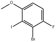 Benzene, 2-bromo-1-fluoro-3-iodo-4-methoxy- 结构式