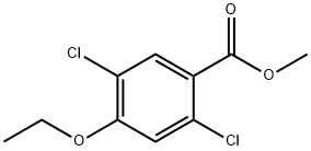 Benzoic acid, 2,5-dichloro-4-ethoxy-, methyl ester 结构式
