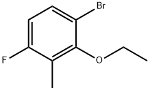 1-溴-2-乙氧基-4-氟-3-甲苯 结构式