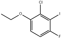 2-Chloro-1-ethoxy-4-fluoro-3-iodobenzene 结构式