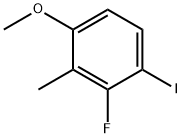 2-Fluoro-1-iodo-4-methoxy-3-methylbenzene 结构式