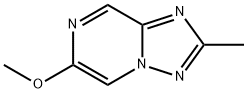 6-甲氧基-2-甲基-[1,2,4]三唑并[1,5-A]吡嗪 结构式