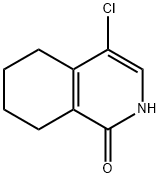 4-氯-5,6,7,8-四氢异喹啉-1(2H)-酮 结构式