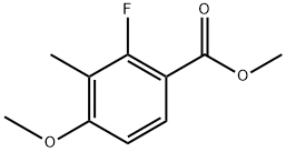 Methyl 2-fluoro-4-methoxy-3-methylbenzoate 结构式