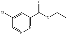 5-氯哒嗪-3-羧酸乙酯 结构式