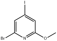 2,4-二溴-6-甲氧基吡啶 结构式