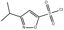 3-(1-甲基乙基)-5-异噁唑磺酰氯 结构式