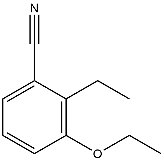 3-Ethoxy-2-ethylbenzonitrile 结构式