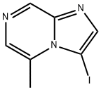 3-碘-5-甲基咪唑并[1,2-A]吡嗪 结构式