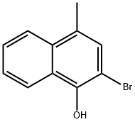 1-Naphthalenol, 2-bromo-4-methyl- 结构式