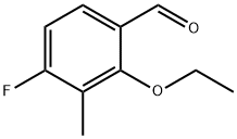 2-Ethoxy-4-fluoro-3-methylbenzaldehyde 结构式