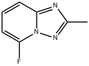 5-氟-2-甲基-[1,2,4]三唑并[1,5-A]吡啶 结构式