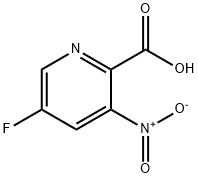 5-氟-3-硝基吡啶甲酸 结构式