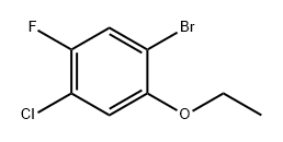 1-Bromo-4-chloro-2-ethoxy-5-fluorobenzene 结构式