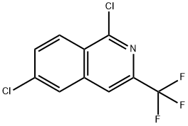 Isoquinoline, 1,6-dichloro-3-(trifluoromethyl)- 结构式