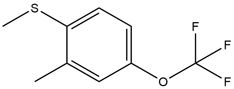 2-Methyl-1-(methylthio)-4-(trifluoromethoxy)benzene 结构式