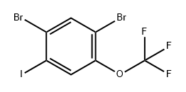 1,5-Dibromo-2-iodo-4-(trifluoromethoxy)benzene 结构式