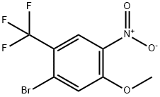 1-溴-5-甲氧基-4-硝基-2-(三氟甲基)苯 结构式