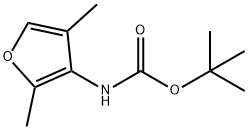 tert-butyl N-(2,4-dimethylfuran-3-yl)carbamate 结构式