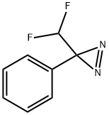 3-(二氟甲基)-3-苯基-3H-二氮杂 结构式