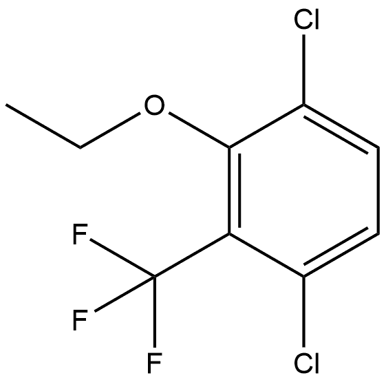 1,4-Dichloro-2-ethoxy-3-(trifluoromethyl)benzene 结构式