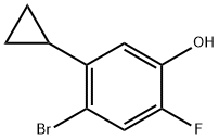 Phenol, 4-bromo-5-cyclopropyl-2-fluoro- 结构式