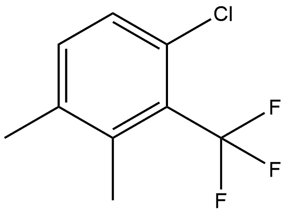 1-Chloro-3,4-dimethyl-2-(trifluoromethyl)benzene 结构式