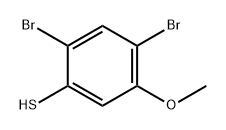 2,4-二溴-5-甲氧基苯硫酚 结构式