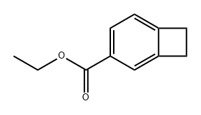 Bicyclo[4.2.0]octa-1,3,5-triene-3-carboxylic acid, ethyl ester 结构式