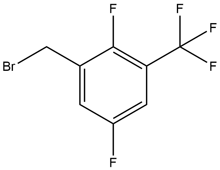 1-(Bromomethyl)-2,5-difluoro-3-(trifluoromethyl)benzene 结构式