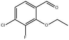 4-Chloro-2-ethoxy-3-fluorobenzaldehyde 结构式