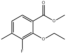 Methyl 2-ethoxy-3-fluoro-4-methylbenzoate 结构式