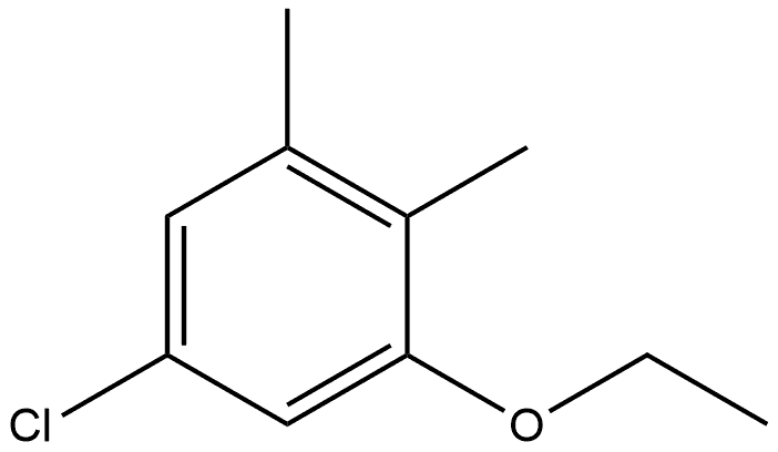 5-Chloro-1-ethoxy-2,3-dimethylbenzene 结构式