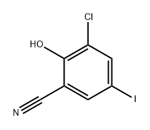 3-氯-2-羟基-5-碘代苄腈 结构式