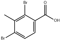 Benzoic acid, 2,4-dibromo-3-methyl- 结构式