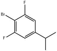 2-溴-1,3-二氟-5-异丙基苯 结构式