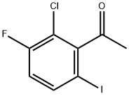 Ethanone, 1-(2-chloro-3-fluoro-6-iodophenyl)- 结构式