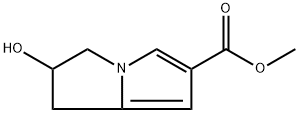 2-羟基-2,3-二氢-1H-吡咯烷-6-羧酸甲酯 结构式