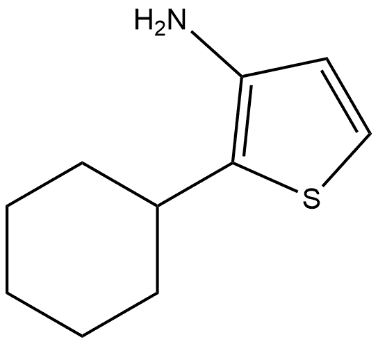 2-Cyclohexylthiophen-3-amine 结构式