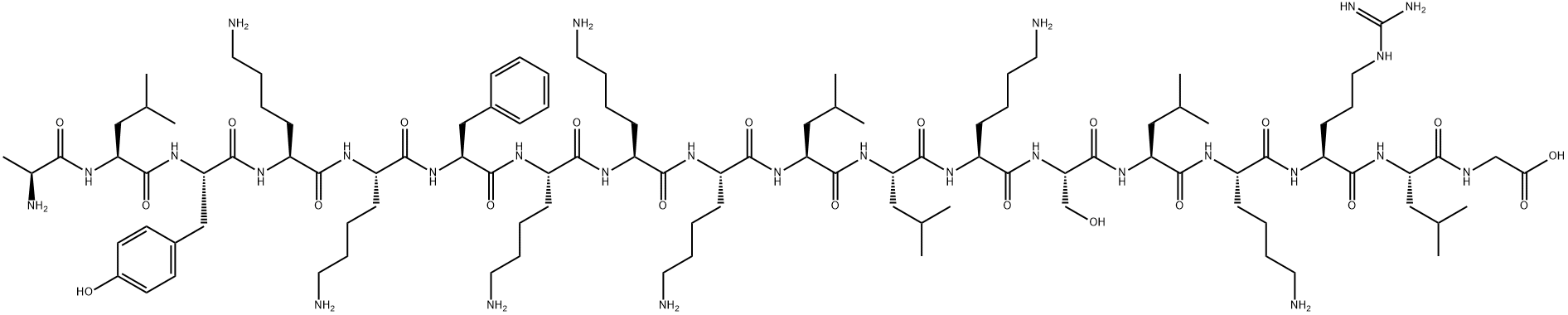 抗菌肽RP-1 结构式